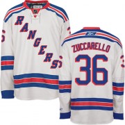 Reebok New York Rangers NO.36 Mats Zuccarello Men's Jersey (White Authentic Away)