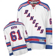 Reebok New York Rangers NO.61 Rick Nash Youth Jersey (White Premier Away)